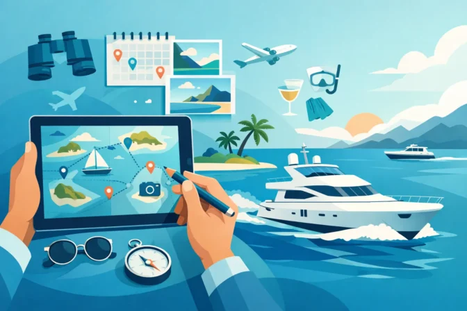 How to Customize a Yacht Itinerary