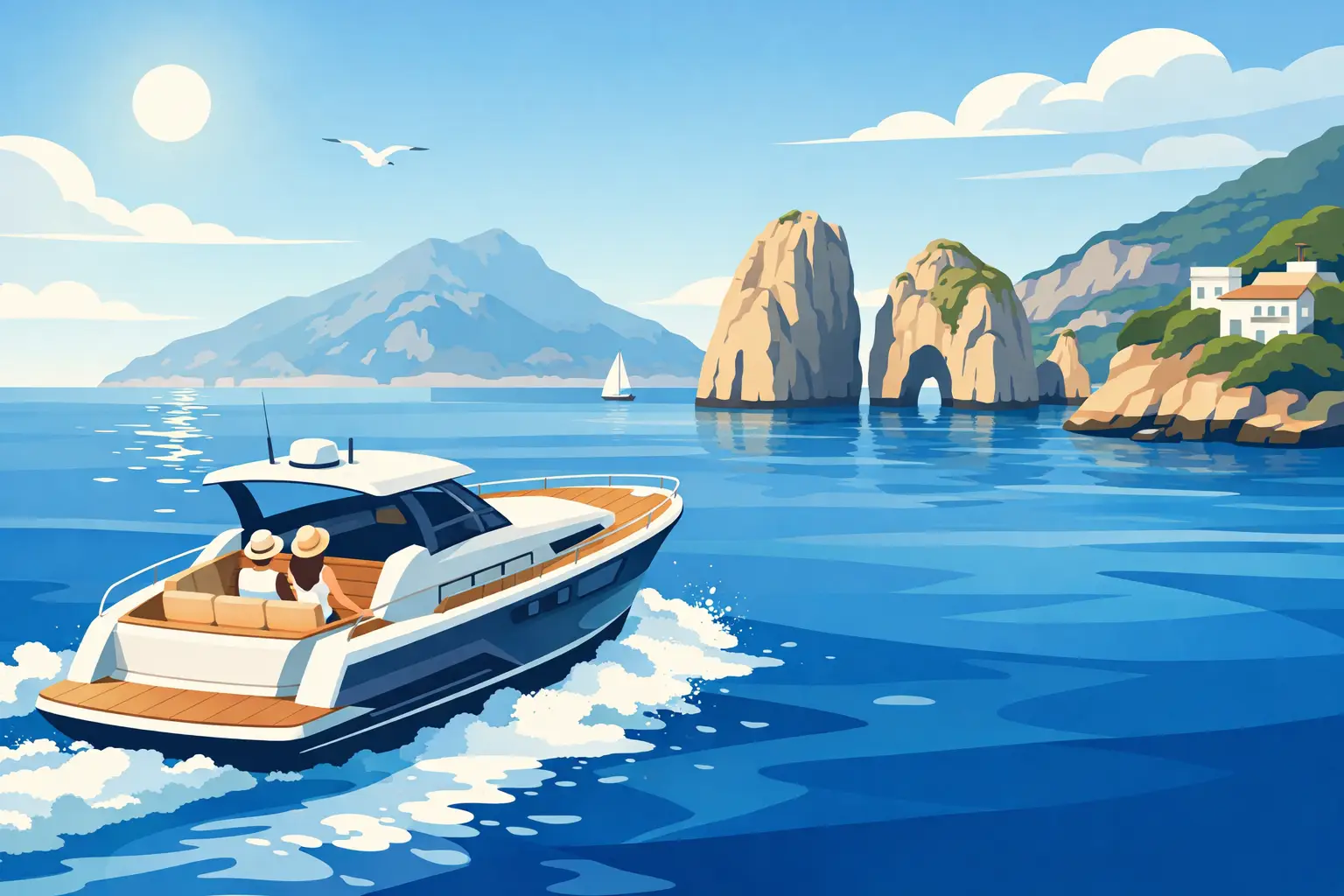Luxury Boat Tour Capri for a Private Day