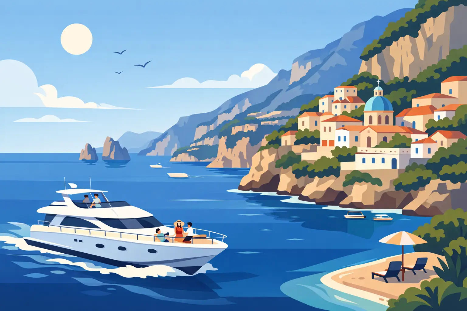 Private Family Yacht Amalfi Coast Guide